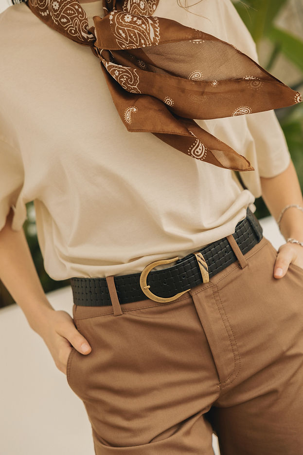 "LANDSLIDE" TABA BRONZE BELT
