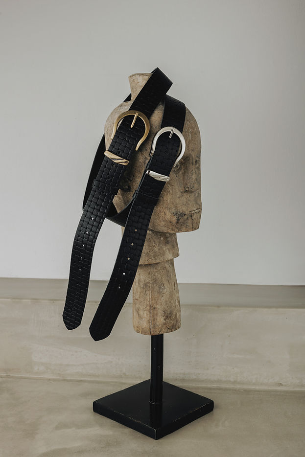 "LANDSLIDE" BLACK BRONZE BELT