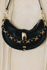 "MORE THAN THIS" BLACK GOLD SHOULDER BAG