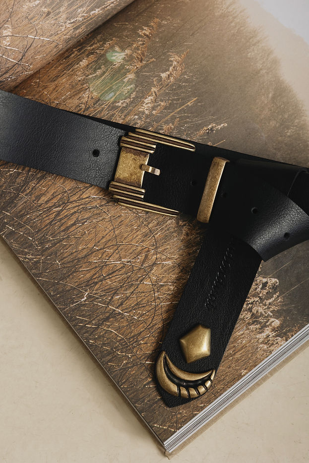 "DONNA" BLACK BRONZE BELT