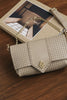 "OLD AND WISE" BEIGE GOLD SHOULDER BAG