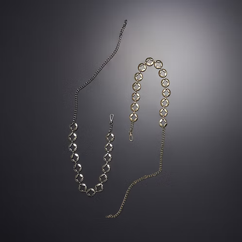 "SWING IT" NICKEL CHAIN BELT
