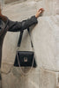 "WINGS" BLACK NICKEL SHOULDER BAG