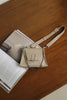 "WINGS" BEIGE NICKEL SHOULDER BAG