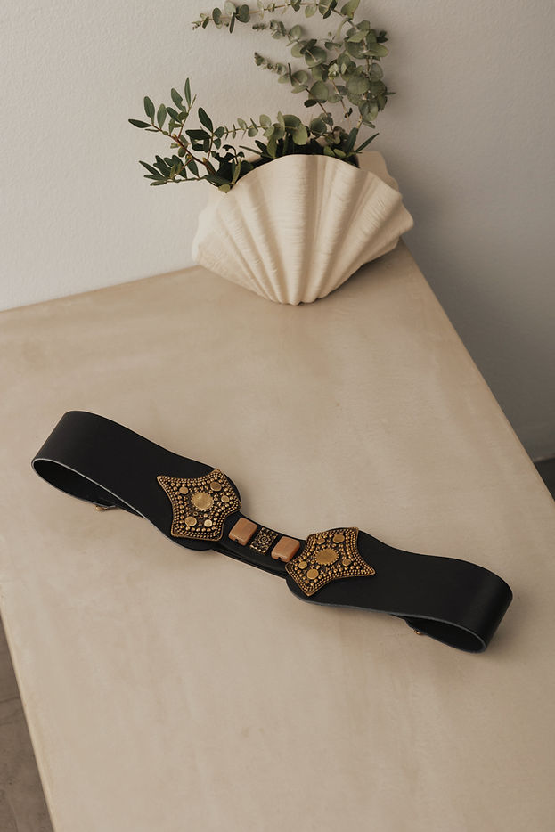"GYPSY" BLACK BRONZE BELT