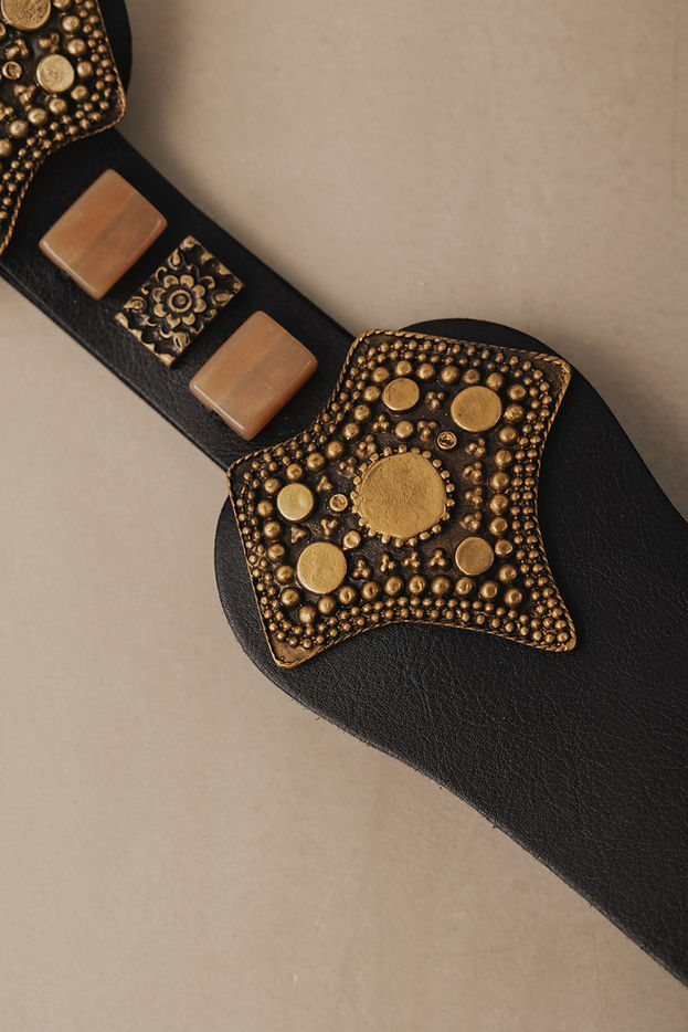 "GYPSY" BLACK BRONZE BELT