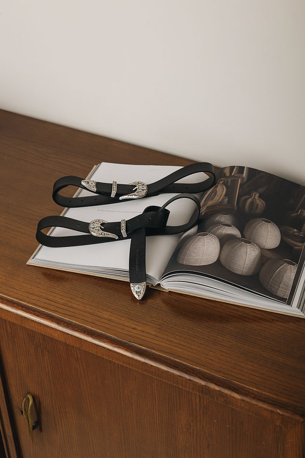 "ON THE BEACH" BLACK BELT