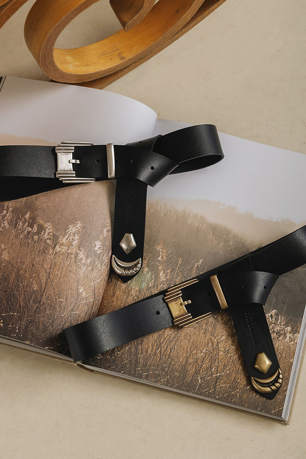 "DONNA" BLACK BRONZE BELT