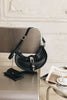 "MORE THAN THIS" BLACK NICKEL SHOULDER BAG