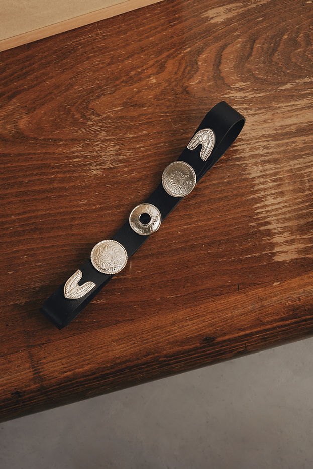 "MORE THAN A WOMAN" BLACK NICKEL BELT