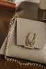 "WINGS" BEIGE GOLD SHOULDER BAG