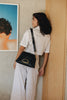 "SUMMERTIME IN PRAGUE" BLACK GOLD SHOULDER BAG