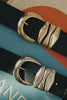 "LOVE OVER GOLD" BLACK GOLD BELT