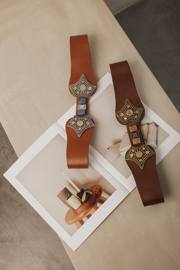 "GYPSY" BROWN BRONZE BELT