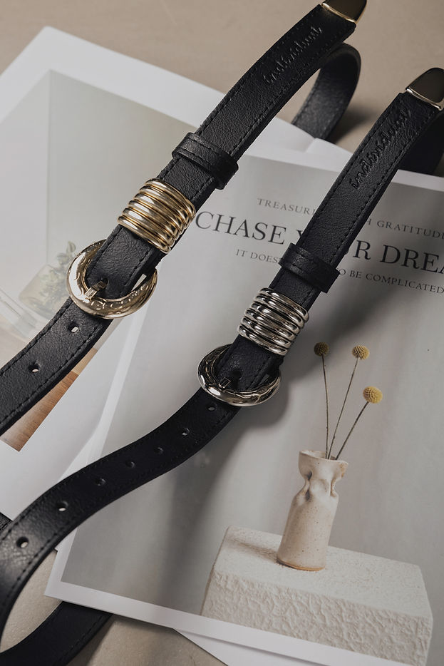 "PRAISE YOU" BLACK GOLD BELT