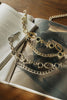 "DANCING WITH MY SELF" GOLD CHAIN BELT