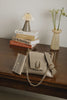 "WINGS" BEIGE GOLD SHOULDER BAG