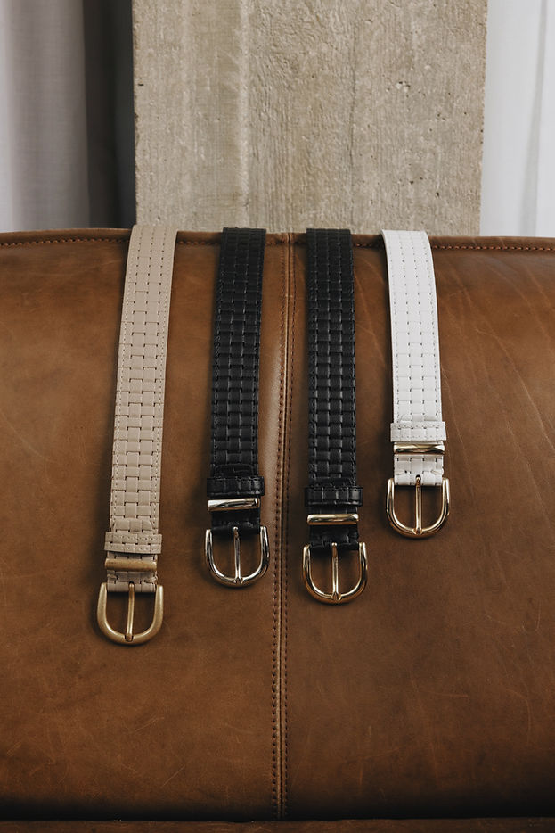 "ALL RIGHT" BLACK GOLD BELT