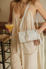 "HIGH ON EMOTION" OFF WHITE GOLD BARREL BAG