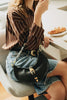 "MORE THAN THIS" BLACK GOLD SHOULDER BAG
