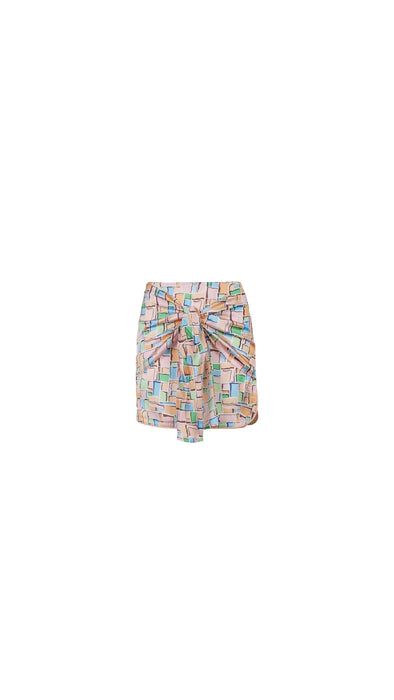 MARAS SILK PAREO SKIRT