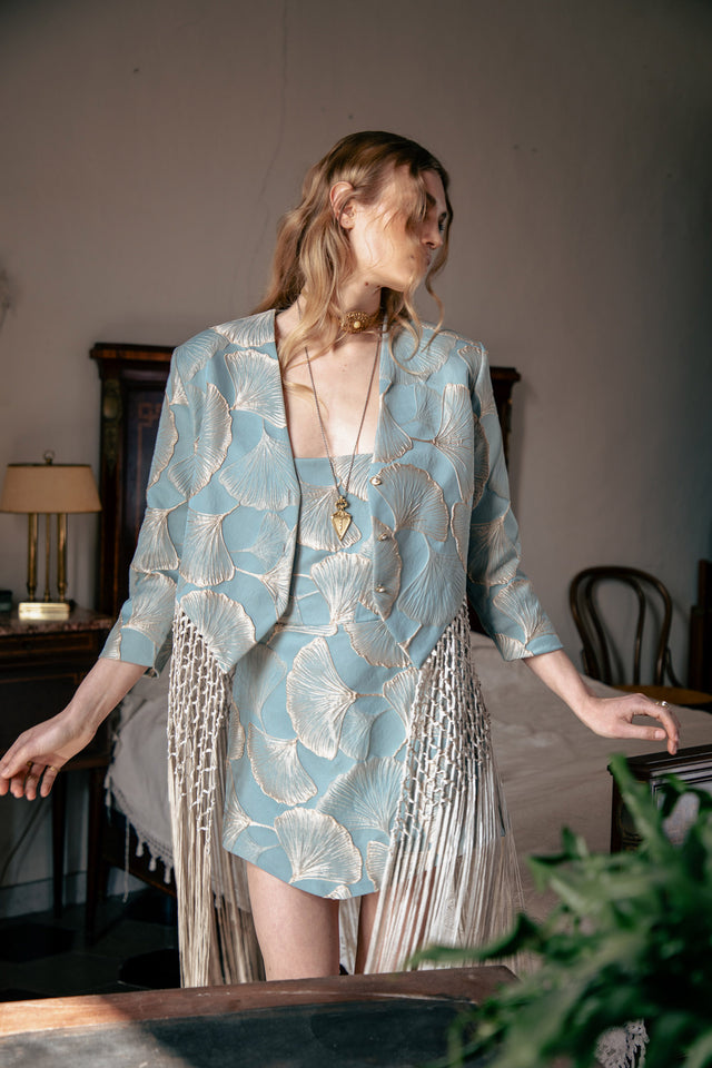 SCULPTURE JACKET LIGHT BLUE