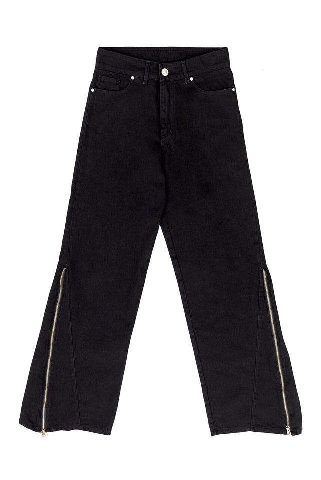 SABINE DENIM PANTS BLACK