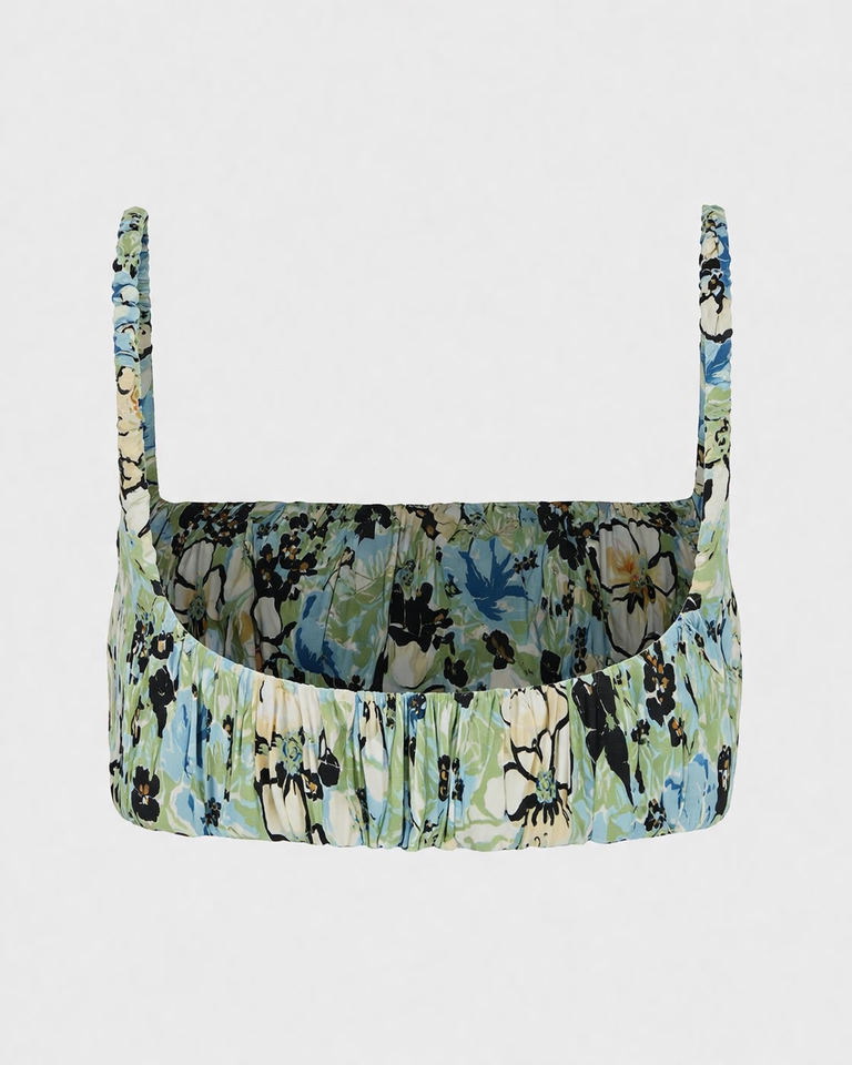 ALICE TOP FLORAL BLUE