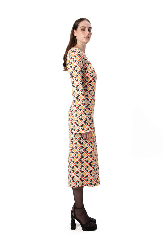 Mooring Dress print