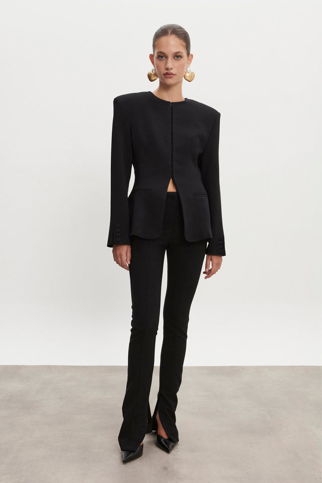 HOURGLASS BLAZER BLACK