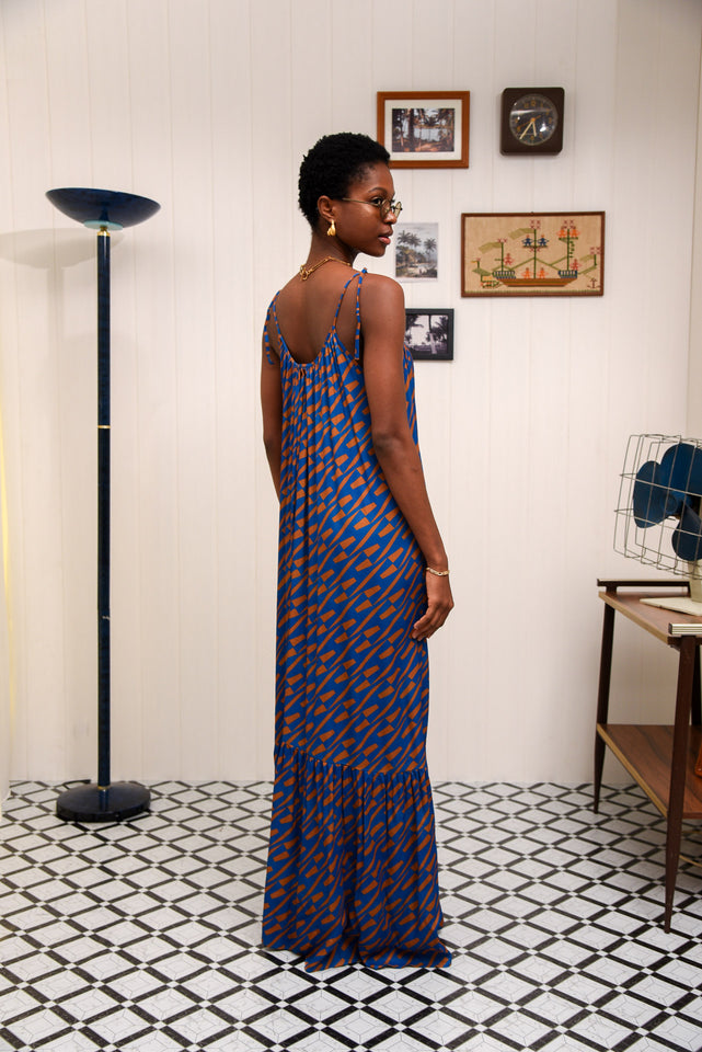 CHILL ISLAND DRESS |BLUE