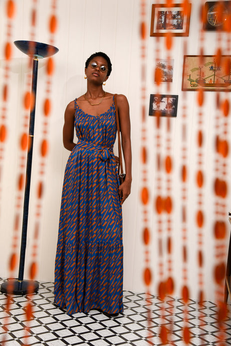 CHILL ISLAND DRESS |BLUE