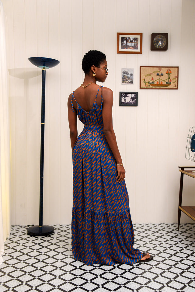 CHILL ISLAND DRESS |BLUE