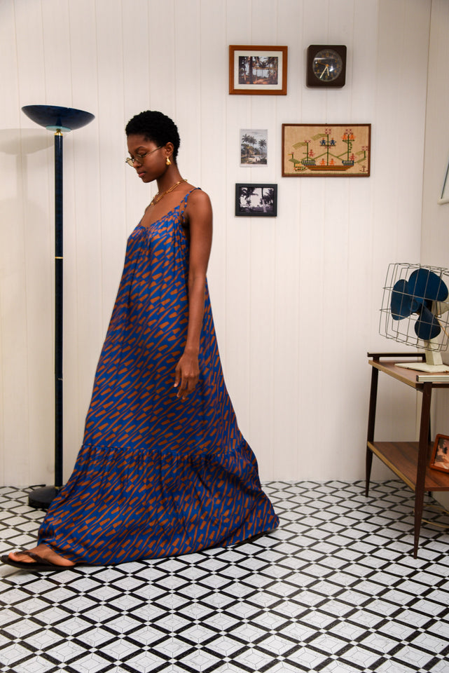 CHILL ISLAND DRESS |BLUE