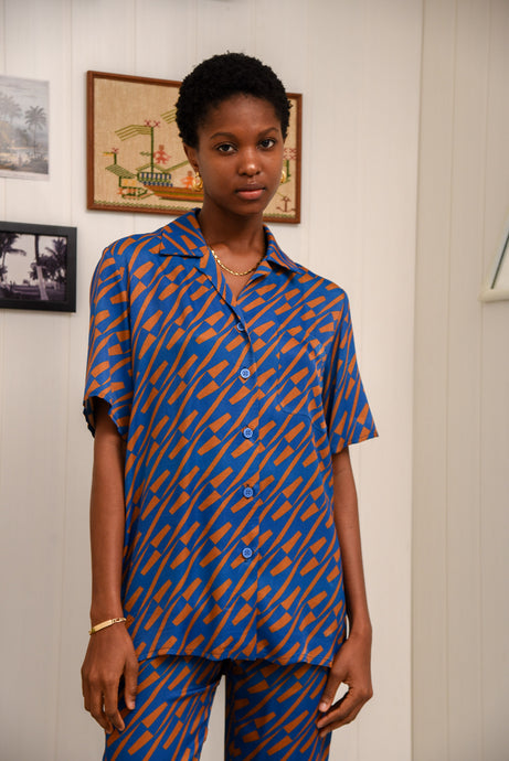 CHILL ISLAND SHIRT |BLUE