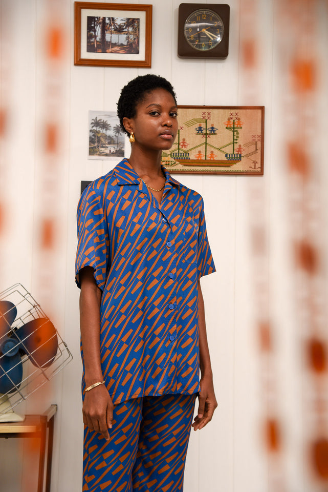 CHILL ISLAND SHIRT |BLUE