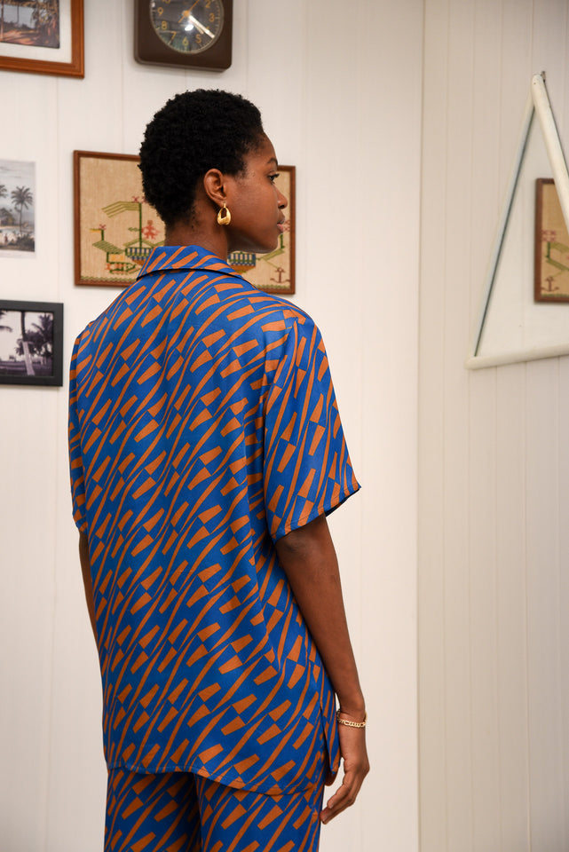 CHILL ISLAND SHIRT |BLUE