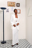 COCONUT MILK BLAZER |WHITE