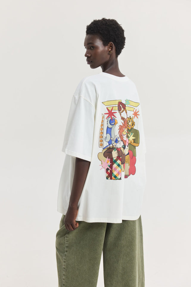 CHEETAH OFF WHITE T-SHIRT ELEVATOR