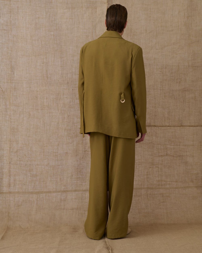 KHAKI SLIM FIT BLAZER