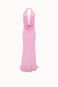 BRIGHT PINK MAXI GOWN