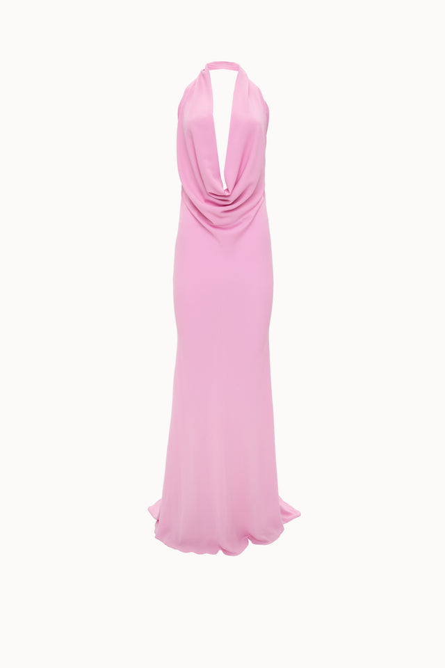 BRIGHT PINK MAXI GOWN