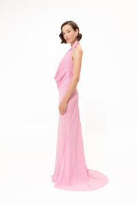 BRIGHT PINK MAXI GOWN