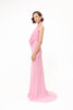 BRIGHT PINK MAXI GOWN