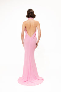 BRIGHT PINK MAXI GOWN