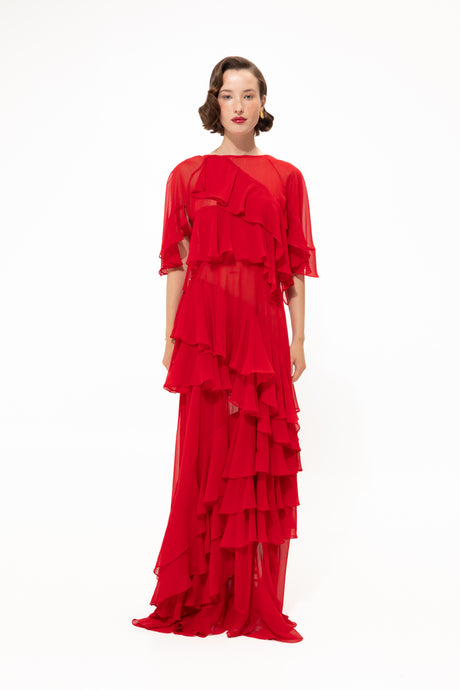 VASSIA'S RED PASSION DRESS