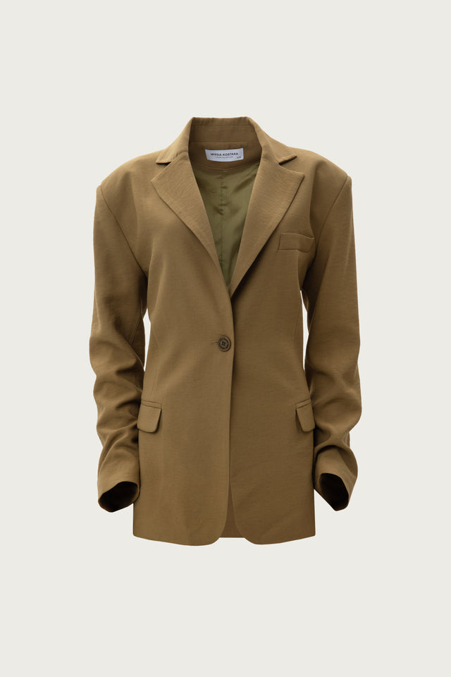 KHAKI SLIM FIT BLAZER