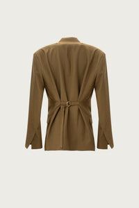 KHAKI SLIM FIT BLAZER