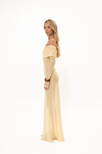 CHAMOMILE YELLOW MESH DRESS