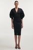 DAMA MIDI SKIRT BLACK